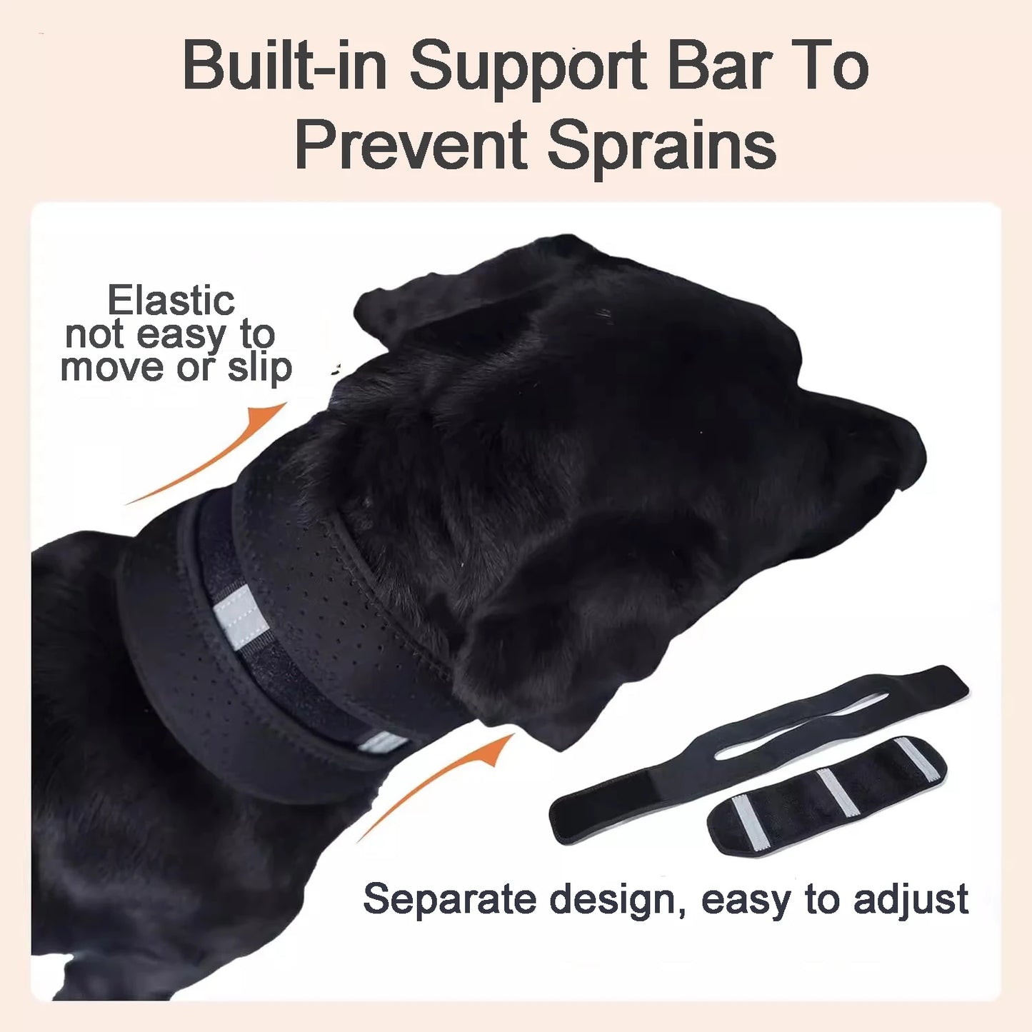 the CALMCOVER RECOVERY COLLAR - New Dog Support Collar, Anti-Licking Sprained Neck/Head Cover, Pet Neck Support, Small/Medium/Large Adjustable Universal
