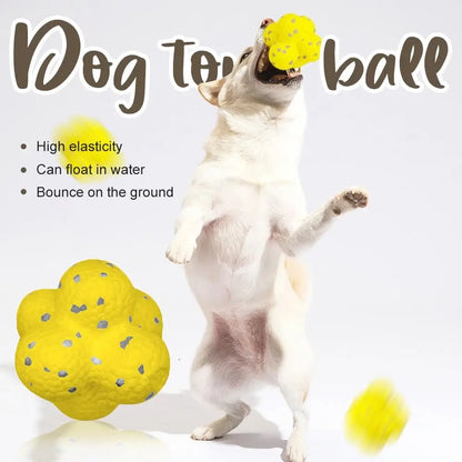 Pet Dog Toy Super Bite Resistant Ball Light Chew ETPU Ball High Elastic Interactive Throwing Flying Toys For Dogs Supplies
