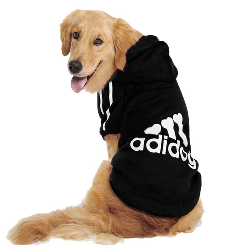 the ADIDOG CHILLCOVER SWEATSHIRT - Winter Dog Clothes, Adidog Sport Hoodies/Sweatshirts, Warm Coat Clothing for Small/Medium/Large Dogs, Big Dogs/Cats Pets/Puppy Outfits