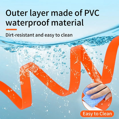 the HYDROTREK LONG LINE - Waterproof Dog Leash, 3M/5M/10M/15M/20M/30M Dog Training Leash for Outside, Durable PVC Long Line Tracking Lead with Padded Hand