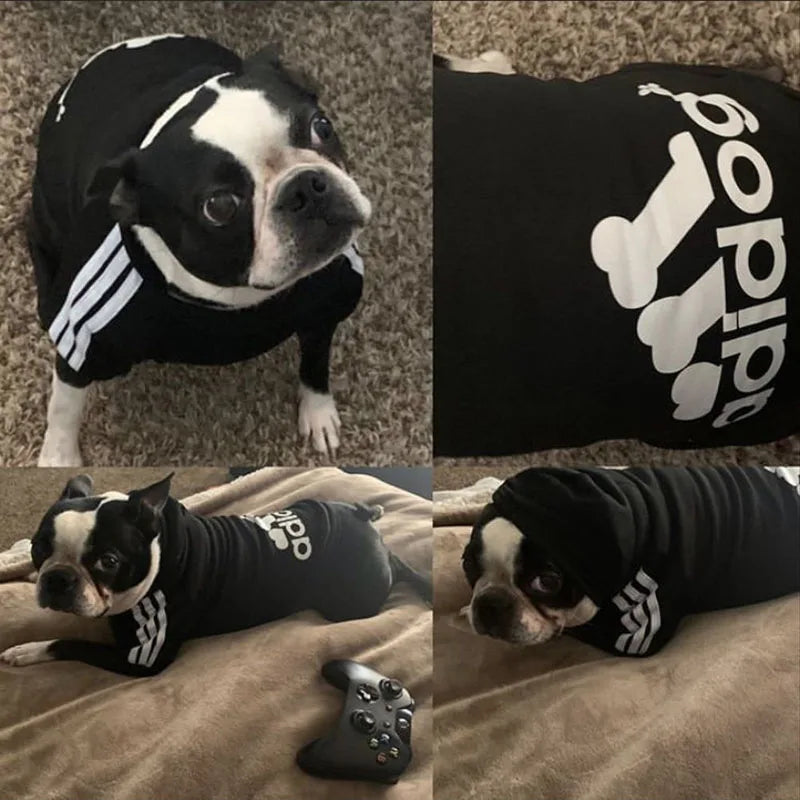 the ADIDOG CHILLCOVER SWEATSHIRT - Winter Dog Clothes, Adidog Sport Hoodies/Sweatshirts, Warm Coat Clothing for Small/Medium/Large Dogs, Big Dogs/Cats Pets/Puppy Outfits