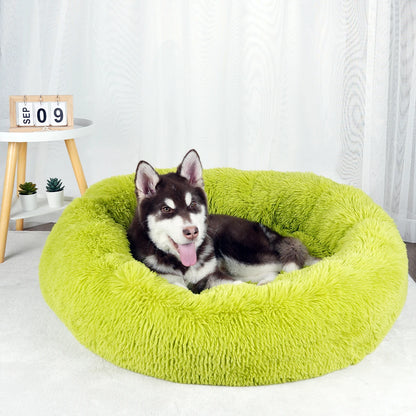 Plush Dog Bed Large Beds for Dogs Washable Medium Small Basket Accessorys Pet Furniture Fluffy Sofa Puppy Kennel Accessories Mat