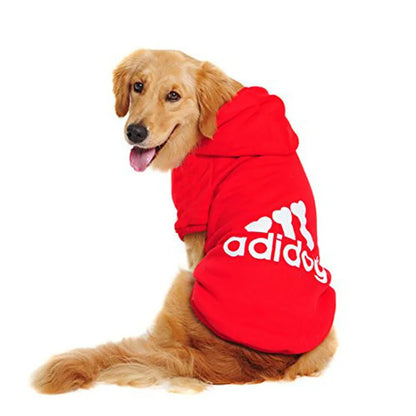 the ADIDOG CHILLCOVER SWEATSHIRT - Winter Dog Clothes, Adidog Sport Hoodies/Sweatshirts, Warm Coat Clothing for Small/Medium/Large Dogs, Big Dogs/Cats Pets/Puppy Outfits