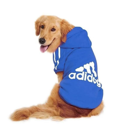 the ADIDOG CHILLCOVER SWEATSHIRT - Winter Dog Clothes, Adidog Sport Hoodies/Sweatshirts, Warm Coat Clothing for Small/Medium/Large Dogs, Big Dogs/Cats Pets/Puppy Outfits