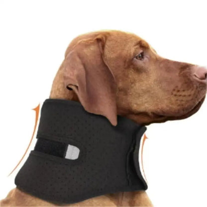 the CALMCOVER RECOVERY COLLAR - New Dog Support Collar, Anti-Licking Sprained Neck/Head Cover, Pet Neck Support, Small/Medium/Large Adjustable Universal