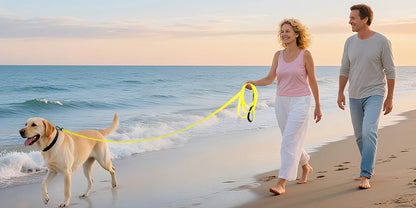 the HYDROTREK LONG LINE - Waterproof Dog Leash, 3M/5M/10M/15M/20M/30M Dog Training Leash for Outside, Durable PVC Long Line Tracking Lead with Padded Hand