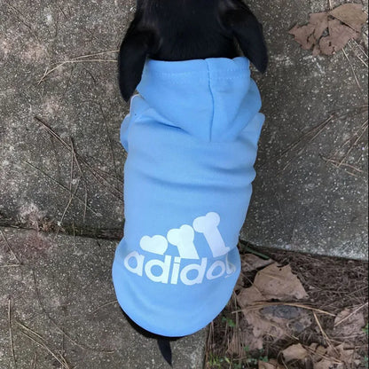 the ADIDOG CHILLCOVER SWEATSHIRT - Winter Dog Clothes, Adidog Sport Hoodies/Sweatshirts, Warm Coat Clothing for Small/Medium/Large Dogs, Big Dogs/Cats Pets/Puppy Outfits