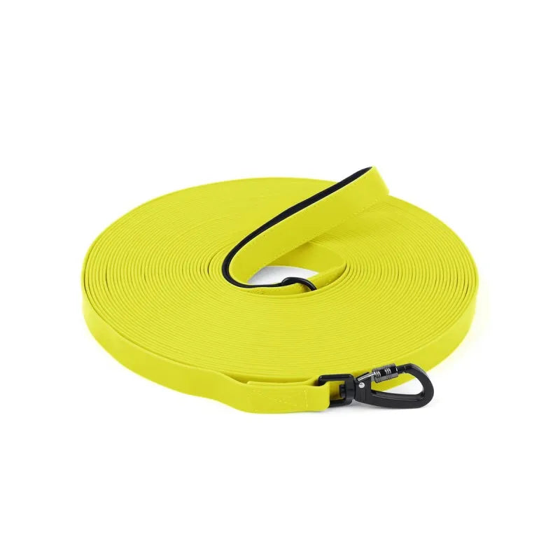 the HYDROTREK LONG LINE - Waterproof Dog Leash, 3M/5M/10M/15M/20M/30M Dog Training Leash for Outside, Durable PVC Long Line Tracking Lead with Padded Hand