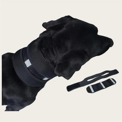the CALMCOVER RECOVERY COLLAR - New Dog Support Collar, Anti-Licking Sprained Neck/Head Cover, Pet Neck Support, Small/Medium/Large Adjustable Universal