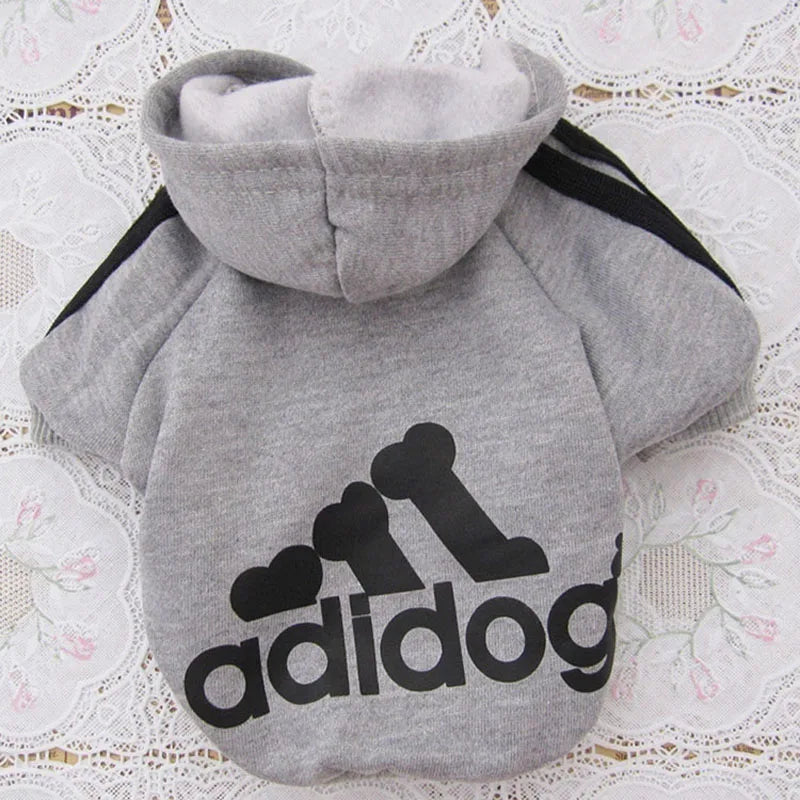 the ADIDOG CHILLCOVER SWEATSHIRT - Winter Dog Clothes, Adidog Sport Hoodies/Sweatshirts, Warm Coat Clothing for Small/Medium/Large Dogs, Big Dogs/Cats Pets/Puppy Outfits