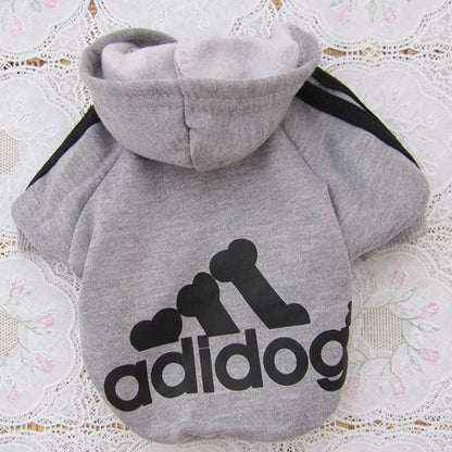 the ADIDOG CHILLCOVER SWEATSHIRT - Winter Dog Clothes, Adidog Sport Hoodies/Sweatshirts, Warm Coat Clothing for Small/Medium/Large Dogs, Big Dogs/Cats Pets/Puppy Outfits