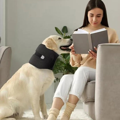 the CALMCOVER RECOVERY COLLAR - New Dog Support Collar, Anti-Licking Sprained Neck/Head Cover, Pet Neck Support, Small/Medium/Large Adjustable Universal
