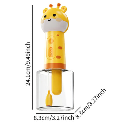 Automatic Dog Shampoo Dispenser Shampoo Sprayer Portable Deeper Cleaning Scrubber Pets Foam Soap Dispenser