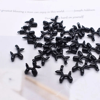 High-quality Metal Alloy Stereo Cute Balloon Dog Charms Pendants For Jewelry Making Findings DIY Necklace Bracelet Accessaries