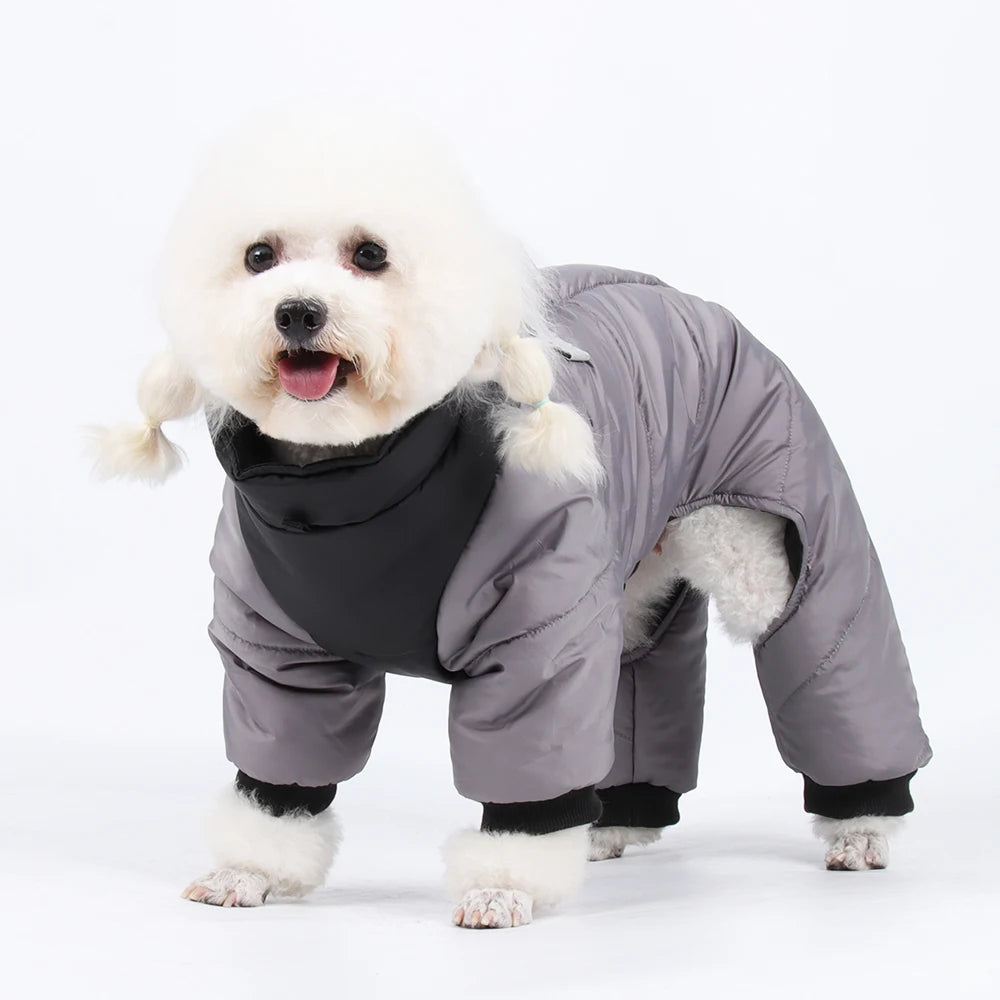 the SNOWPAWS INSULATED JACKET - Winter Warm Thick Pet Dog Jacket, Waterproof Dog Clothes for Small/Medium Dogs, Puppy Coat, Chihuahua/French Bulldog/Pug Clothing