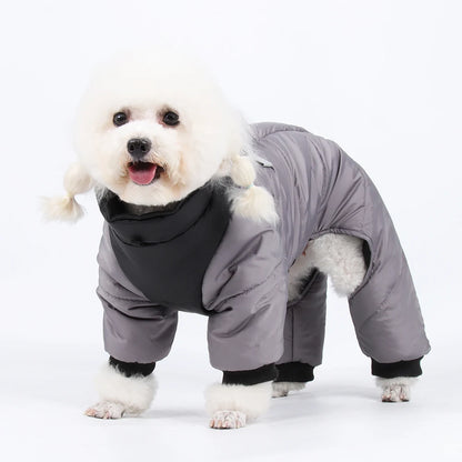 the SNOWPAWS INSULATED JACKET - Winter Warm Thick Pet Dog Jacket, Waterproof Dog Clothes for Small/Medium Dogs, Puppy Coat, Chihuahua/French Bulldog/Pug Clothing