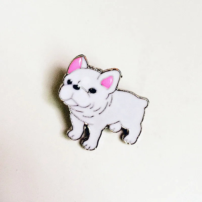 Jack Russell Terrier Brooches For Women Metal Alloy Animal Pet Dog Brooch Pin Badge bag hat  Jewelry Brooches For Kids Friends