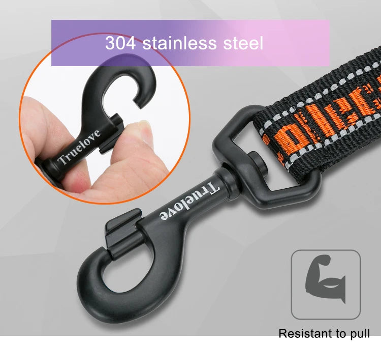 the SHIELDSTRIDE PET LEASH - Truelove Pet Leash, Nylon Explosion-Proof, Reflective for Cat and Dog, Small/Medium/Large, Travel Cross Walking Training