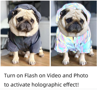 the UNICOAT DOG - Dog Raincoat Jumpsuit Raincoat, Reflective Jacket Waterproof Jumpsuit, Coat Clothes for Bulldogs and Chihuahuas