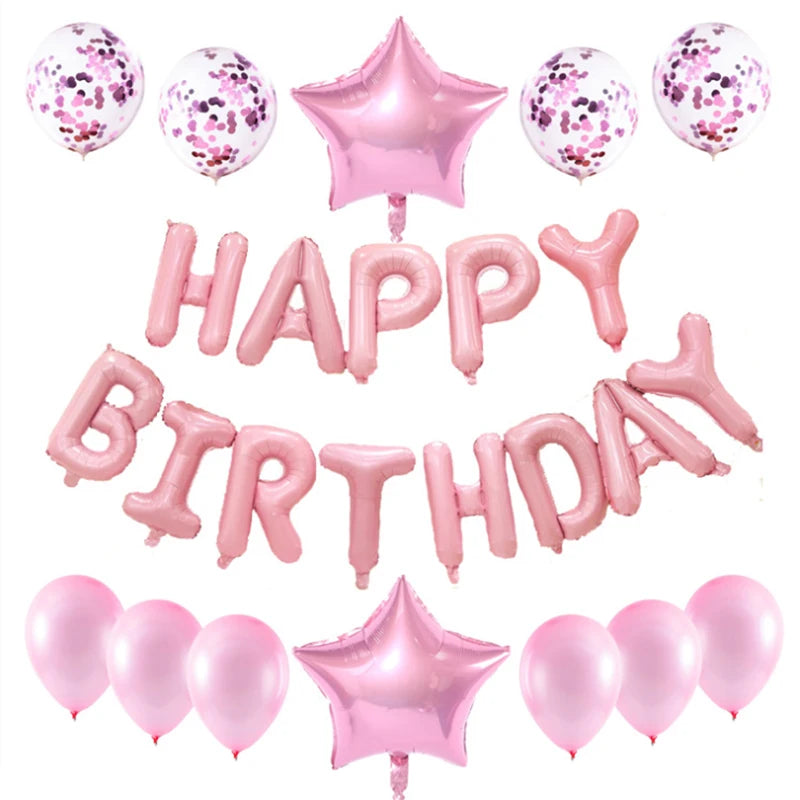 Candy Pink Theme Disposable party tableware Pastel Balloon Garland Kit Arch Baby Shower Party Supplies Girl Birthday DIY Decor