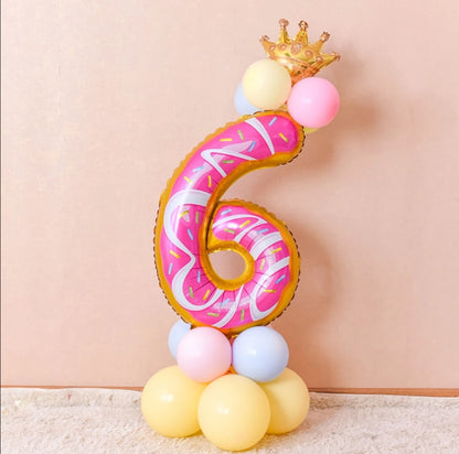 Candy Pink Theme Disposable party tableware Pastel Balloon Garland Kit Arch Baby Shower Party Supplies Girl Birthday DIY Decor