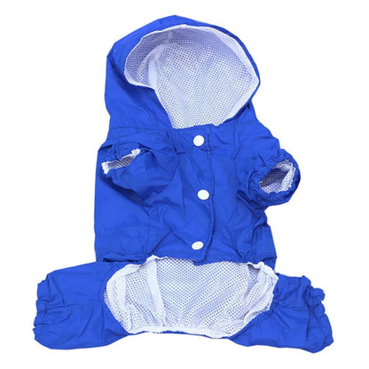 Waterproof Dog Clothing For Small Dog Summer Pet Clothes For Dogs Soft Raincoat Supply Dog Coats For Chihuahua dog Raincoat