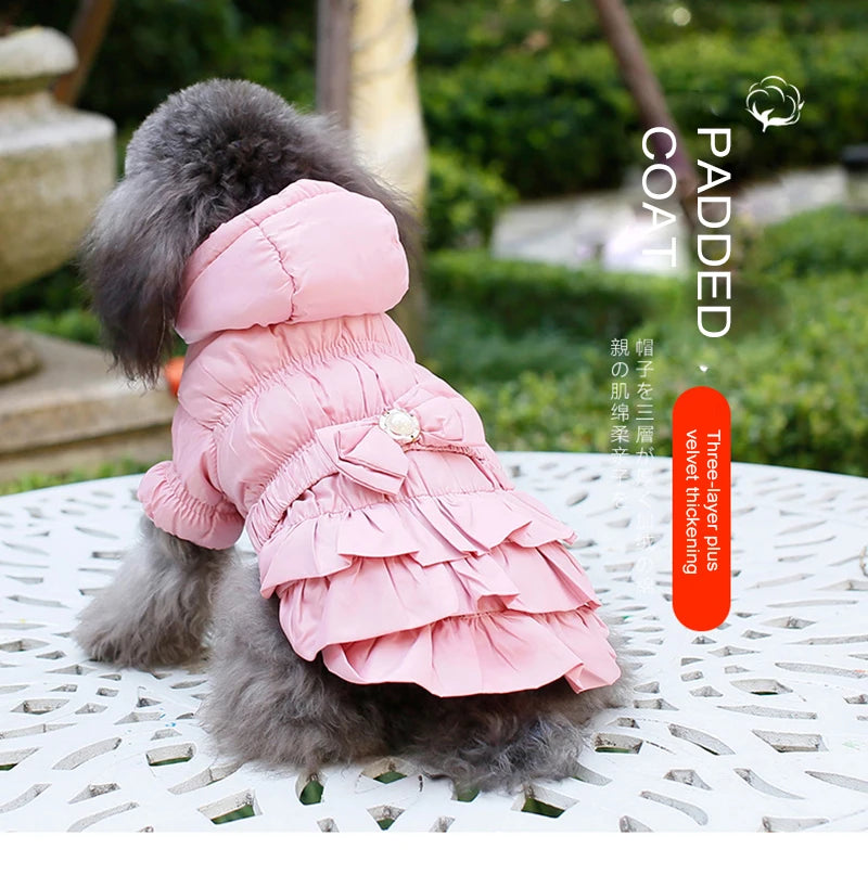 Autumn Winter Clothes For Dogs Thicken Warm Puppy Pet Cat Coats Waterproof Dog Jacket Chihuahua Pug French Bulldog Vest Clothing