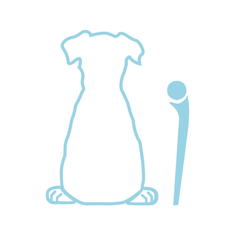 Puppy Dog Car Rear Windshield Wiper Decor Decals , Animal Cat Vinyl Art Sticker For Truck Car Bumper Funny Decoration