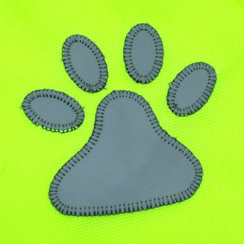 Ventilate Cozy Dog paw High Visibility Pet Hi Vis Coat Pet Reflective Vest Dog Jacket Pet Safety Vest