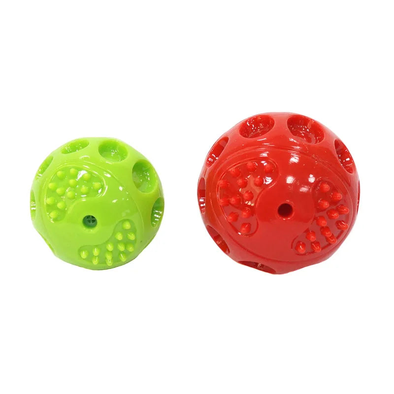 the SQUEAK BALL - CAITEC Dog Toys Squeaking Bouncing Ball