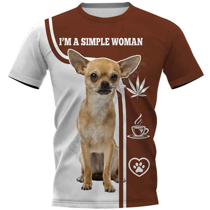 the SERGEANT CANINE - Weimaraner 3D Printed T-Shirts for Women/Men, Summer Casual Tees Short Sleeve T-shirts Funny Animals Short Sleeve