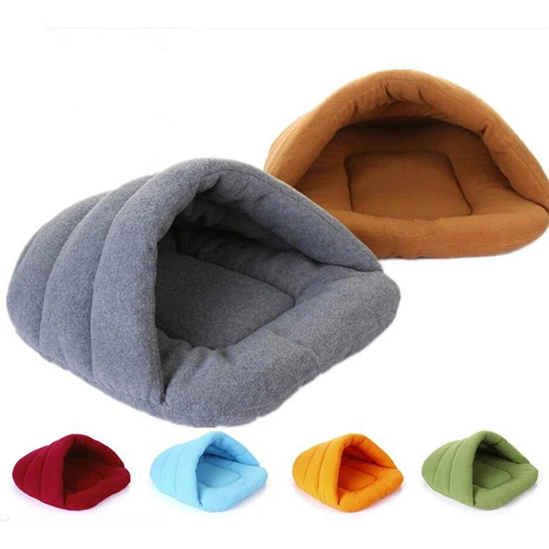 the COZY COVE - Pet House, Dog/Cat Sleeping Bag, Fleece Warm Pet Dog Bed, Doghouse Pet Product, Puppy Warm Bed - Assorted Colors