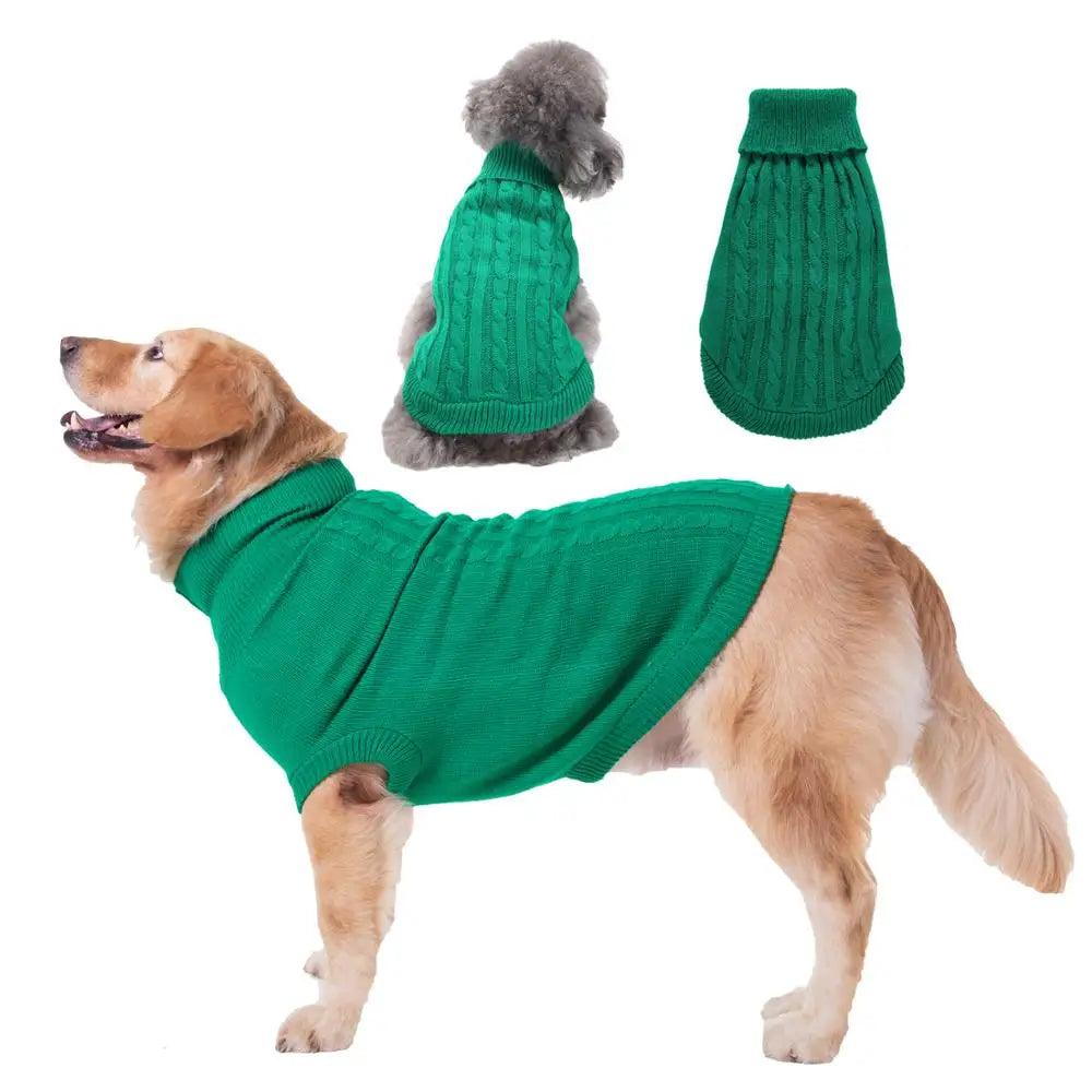 Warm Knitted Sweater for Pets, Puppy Sweater, Suitable for Small Dogs, Medium-Sized Dogs, Large Dogs, Cute, Classic Cat