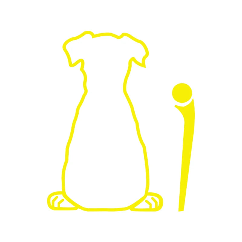 Puppy Dog Car Rear Windshield Wiper Decor Decals , Animal Cat Vinyl Art Sticker For Truck Car Bumper Funny Decoration