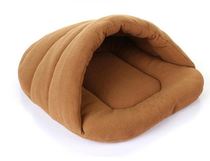 the COZY COVE - Pet House, Dog/Cat Sleeping Bag, Fleece Warm Pet Dog Bed, Doghouse Pet Product, Puppy Warm Bed - Assorted Colors