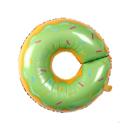 7 Piece Set Donut Ice Cream Five-Pointed Star Aluminum Mold Candy Confetti Balloon Baby Shower Girl Birthday Party Decoration