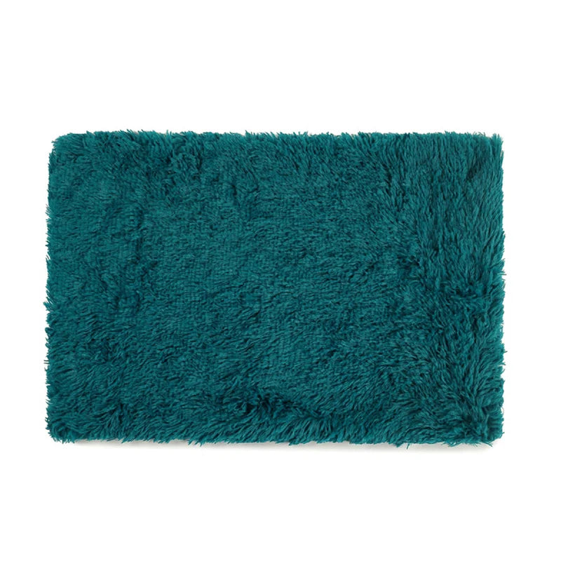 Fluffy Plush Dog Blanket Pet Sleeping Mat Cushion Mattress Extra Soft Warm Pet Throw Blankets for Small Medium Large Dogs & Cats