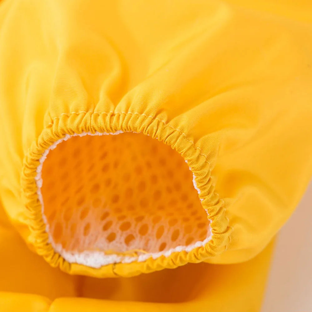 the CUTESY COSTUME - Waterproof Puppy Dog Raincoats, Rain Jacket with Hood for Small/Medium Dogs, Poncho with Reflective Strap, Honeybee Bear Dinosaur Dog Costumes