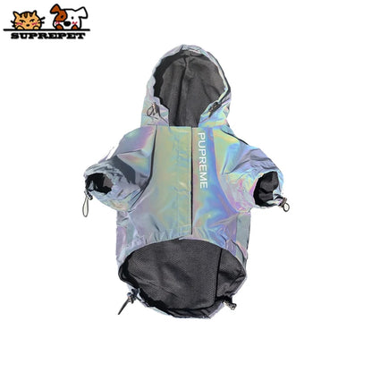 the UNICOAT DOG - Dog Raincoat Jumpsuit Raincoat, Reflective Jacket Waterproof Jumpsuit, Coat Clothes for Bulldogs and Chihuahuas