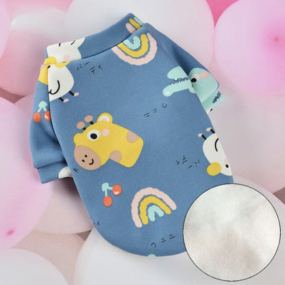 the PAWPET SNUGFIT SWEATSHIRT - Sweet Pet Dog Clothes for Small Dogs, Shih Tzu, Yorkshire Hoodies/Sweatshirt, Soft Puppy/Dog Cat Costume Clothing