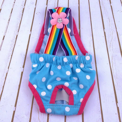 Dots Female Dog Shorts Puppy Physiological Pants Diaper Pet Underwear Briefs For Small Medium Girl Dogs