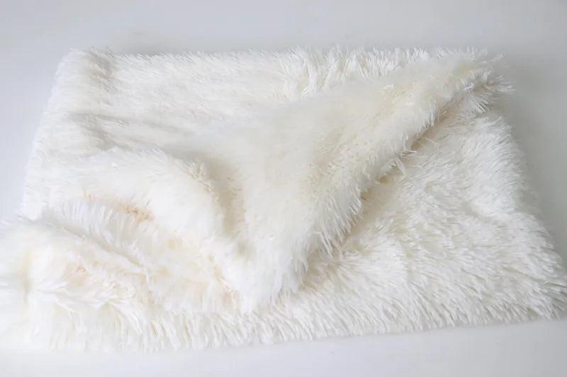 100x75 cm Winter Dog Bed Cushion Blanket Warm House Soft Warm Large Dog Cat Kennel Soft Bed Pad Fit All Pet Puppy Sleeping Mats