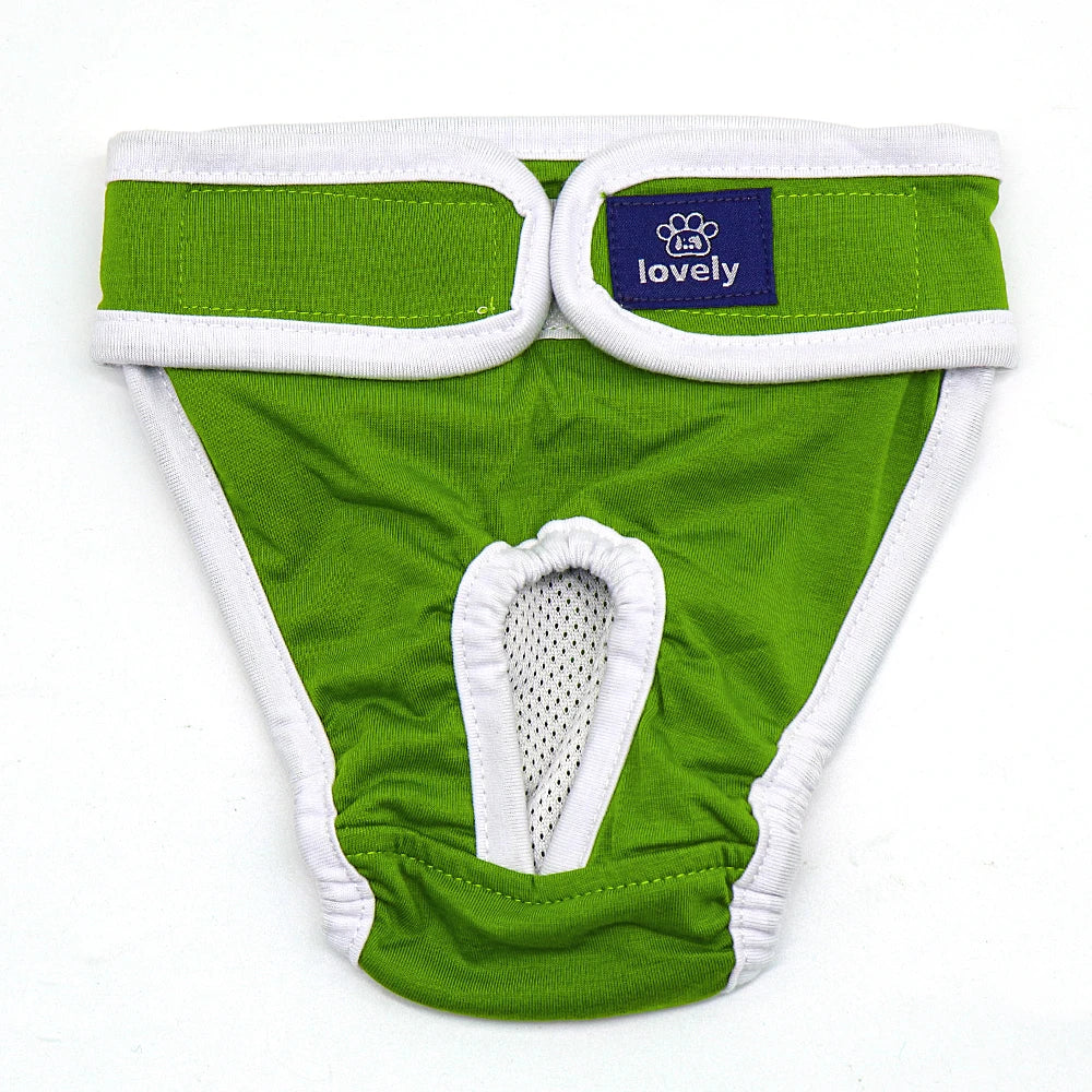 Dog Diapers Physiological Pants Washable Female Dog Shorts Soft Girl Dogs Pants Pets Underwear Sanitary Panties S-2XL