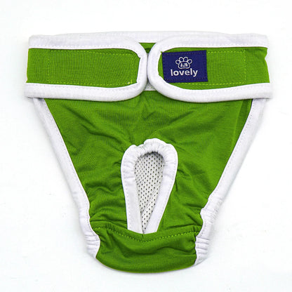 Dog Diapers Physiological Pants Washable Female Dog Shorts Soft Girl Dogs Pants Pets Underwear Sanitary Panties S-2XL