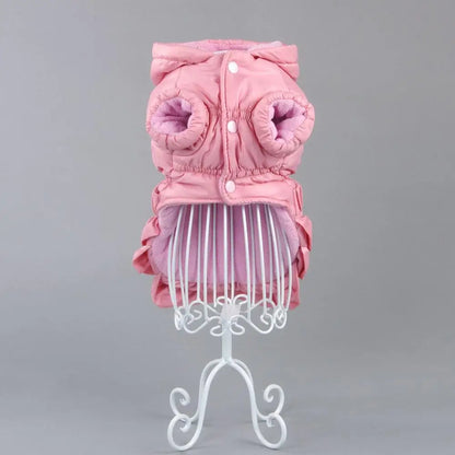 Autumn Winter Clothes For Dogs Thicken Warm Puppy Pet Cat Coats Waterproof Dog Jacket Chihuahua Pug French Bulldog Vest Clothing