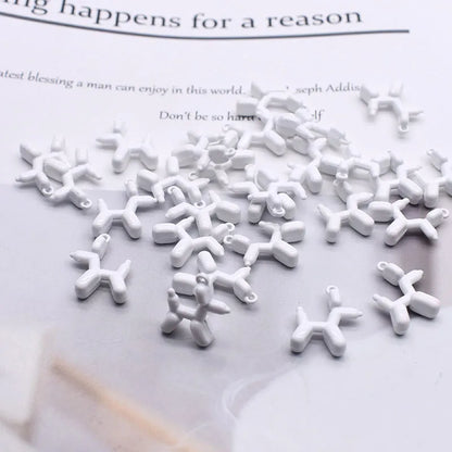 High-quality Metal Alloy Stereo Cute Balloon Dog Charms Pendants For Jewelry Making Findings DIY Necklace Bracelet Accessaries