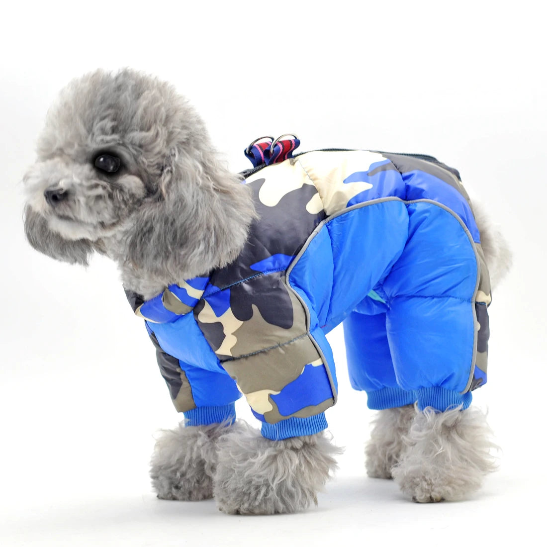Winter Dog Clothes Waterproof Dog Overalls for Small Dogs Super Warm Soft Puppy Snow Suit Full-Covered Belly Female/Male Dog Use