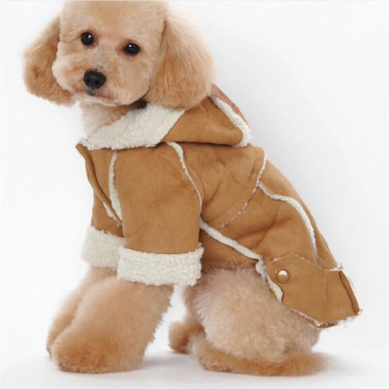Pet Dog Jacket New Style Pet Jacket Cute Dog Winter Coat The Most Popular Dog Clothing 5 Size And 3 Color Supply