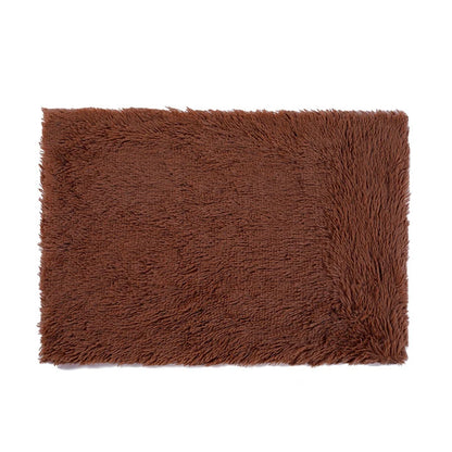 Fluffy Plush Dog Blanket Pet Sleeping Mat Cushion Mattress Extra Soft Warm Pet Throw Blankets for Small Medium Large Dogs & Cats