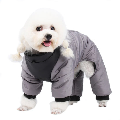 the SNOWPAWS INSULATED JACKET - Winter Warm Thick Pet Dog Jacket, Waterproof Dog Clothes for Small/Medium Dogs, Puppy Coat, Chihuahua/French Bulldog/Pug Clothing